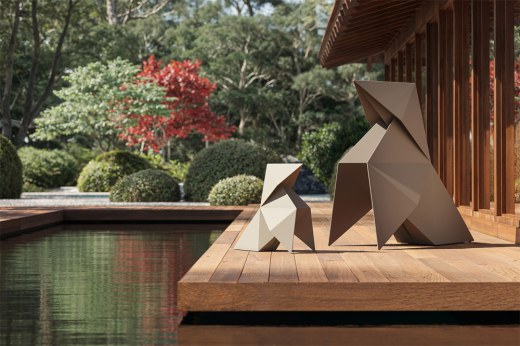 Décorations ORIGAMI TORI pour extérieur