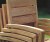 Ensemble 1 Table extensible avec 3 Chaises et 3 Fauteuils en Teck Massif EXTER
