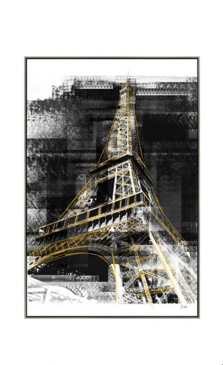 Tableau Impression sur Toile avec Cadre EIFFEL