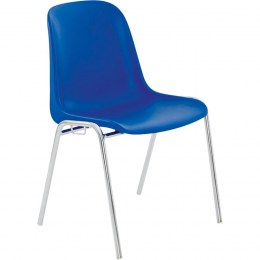 Chaise coque empilable, polypropylène