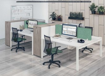 Ensemble 4 Postes AERIS avec 4 Caissons TOWER