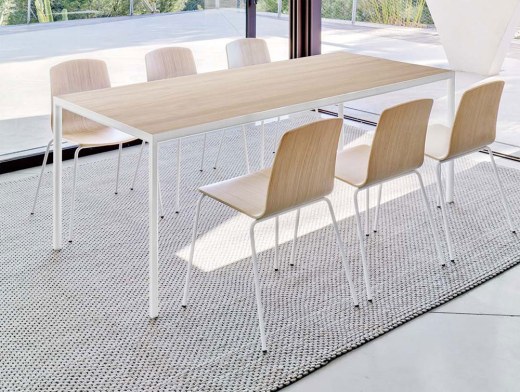 Ensemble 6 Chaises ANN et 1 Table SUI design