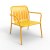 Ensemble de 2 Fauteuils lounge et 1 Table BREHAT Alu