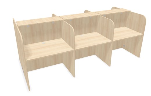 Ensemble de 3 Postes Doubles CALL Coins Arrondis