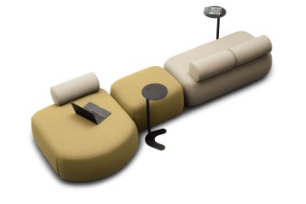 Ensemble de Poufs NODO Configuration 5-BJ