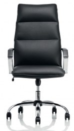 Fauteuil de Direction Cuir Noir ESTRO