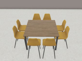 Table de Réunion EXPRIM Carrée 120