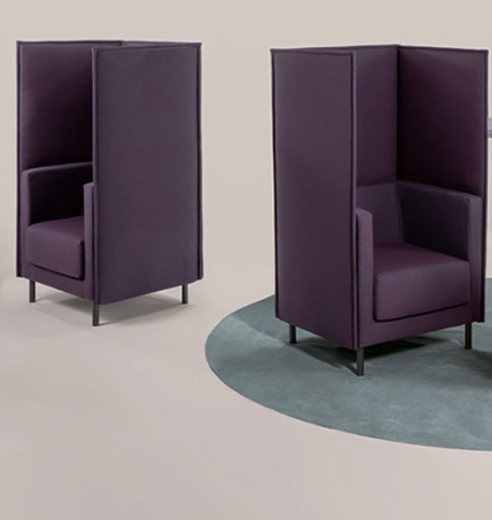 Fauteuil Acoustique 1 Place CRUISE SCREEN pieds design