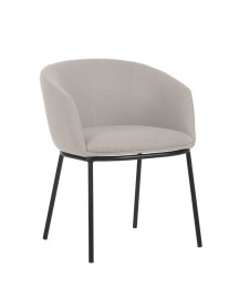 Lot de 2 Fauteuils ARENA Tapissé 4 Pieds Métal