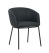 Lot de 2 Fauteuils ARENA Tapissé 4 Pieds Métal