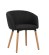 Lot de 2 Fauteuils ARENA Tapissés Pieds Bois