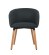 Lot de 2 Fauteuils ARENA Tapissés Pieds Bois