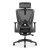 Fauteuil avec têtière STELLA dossier résille