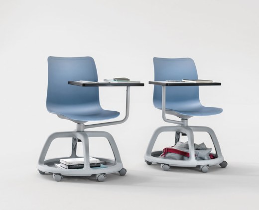 Lot de 2 Fauteuils de Formation ROLE avec Tablette et Rangement