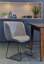 Ensemble de 2 Fauteuils de Réunion ANGY Pied Traineau