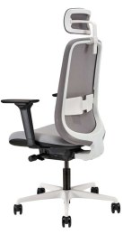 Fauteuil Ergonomique RW268 Structure Blanche avec Têtière