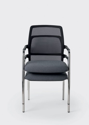 Ensemble de 4 Fauteuils FRAME 4 Pieds - Dossier Résille