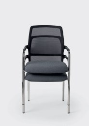 Ensemble de 4 Fauteuils FRAME 4 Pieds - Dossier Résille