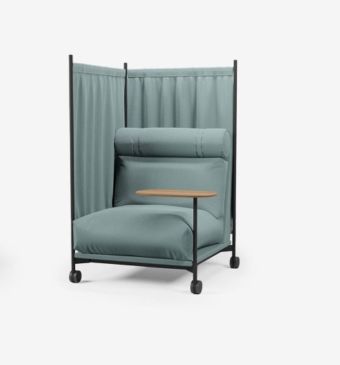 Fauteuil HIDE avec Rideaux et Tablette écritoire