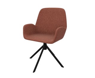Ensemble de 2 Fauteuils LILIA avec Base Pyramidale Pivotante