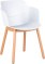 Lot de 2 Fauteuils LOOP pieds bois
