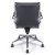 Fauteuil Manager cuir noir NATHAN