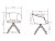 Lot de 2 Fauteuils ARENA Piètement Pyramidal Pivotant