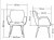 Lot de 2 Fauteuils LILIA Pieds Métal