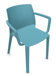 Lot de 4 Fauteuils Polypro SOLEO