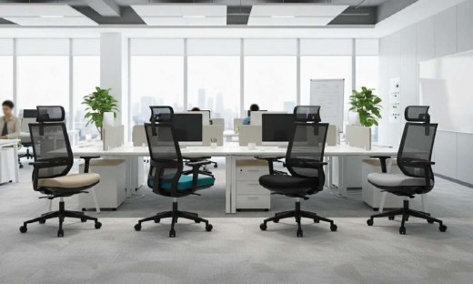 Fauteuil de Bureau TEXAS Concept Noir