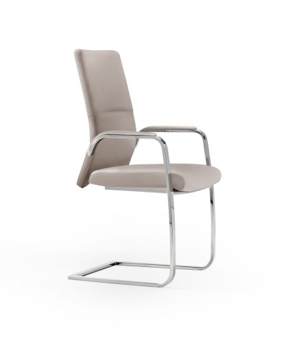 Fauteuil Visiteur ou de Réunion VERTU Luge Similicuir