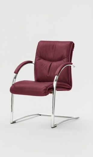 Fauteuil Visiteur SALLY avec Accoudoirs Revêtus