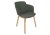 Lot de 2 Fauteuils LOOP pieds bois