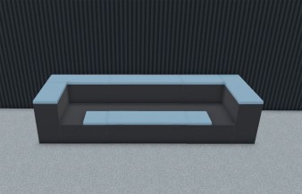 Gradin PLATFORMS 14 Personnes avec 2 Angles 