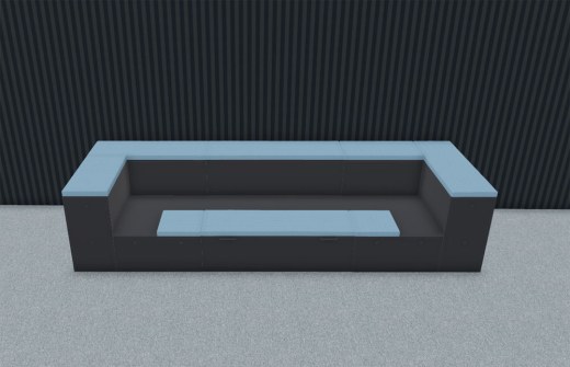 Gradin PLATFORMS 14 Personnes avec 2 Angles 