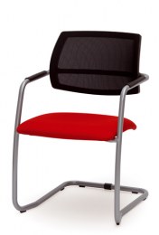Fauteuil de Réunion ou Visiteur Hans Dossier Résille