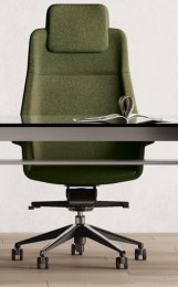 Fauteuil de Direction Jera tissu recyclé TIME