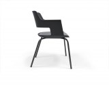 Ensemble de 4 Fauteuils 4 Pieds Cappa avec Placet d'Assise