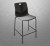 Lot de 2 Chaises Hautes KOOL avec Dossier Polypropylène