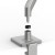 Bras Support Écran M8 pour 2 Ecrans Humanscale