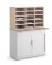 Meuble Tri de Courrier TRIMOD 15 Cases Armoire Rideaux