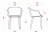 Lot de 2 Fauteuils MIZA Coque Polypropylène Pieds Bois