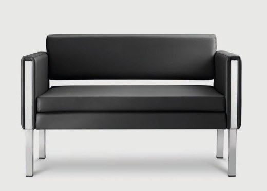 Fauteuil ONLY en Simili-cuir Noir Milani