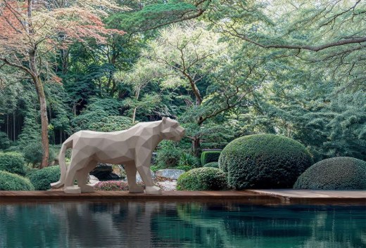 Panthère grande taille pour l'extérieur