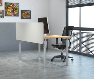 Plan de Travail WEGA Pieds Design avec Panneau Ecran