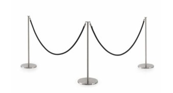 Set de 3 éléments de séparation avec cordes Raoul