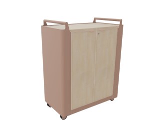 Servante Mobile NV Extenso avec 2 Portes H 100 sur roulettes