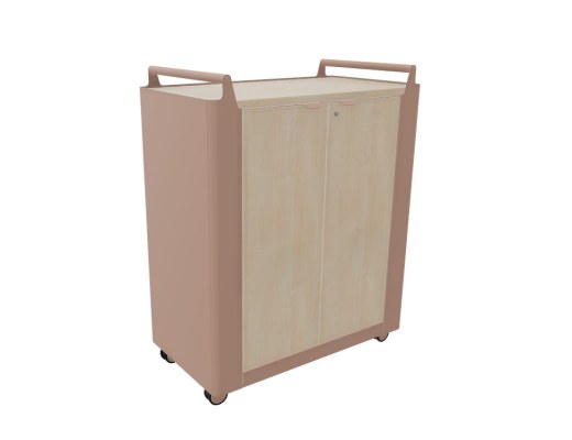 Servante Mobile NV Extenso avec 2 Portes H 100 sur roulettes