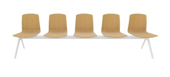 Sièges sur Poutre ANN 5 Places en Bois