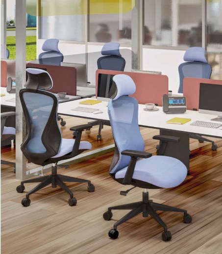 Fauteuil Ergonomique STYLIST Assise 7 cm